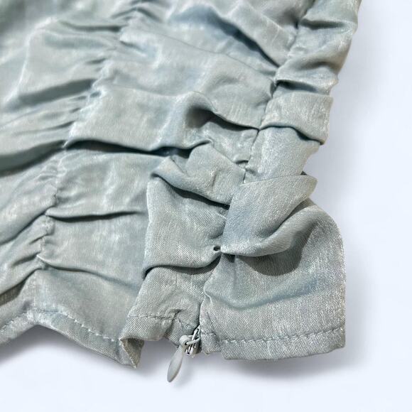 Blue metallic cottagecore top - Picture 4 of 5